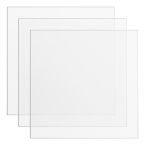 PRE-CUT ACRYLIC EXTRUDED CLEAR SHEETS 3-PACK